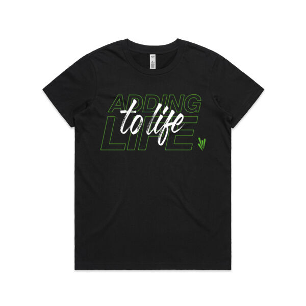 Adding Life to Life - Womens Basic Tee Thumbnail